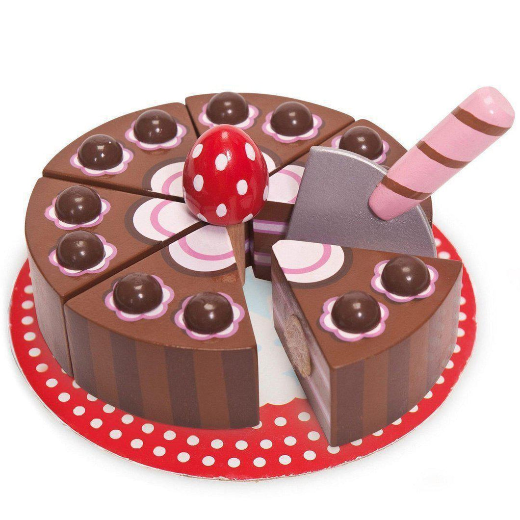 Le Toy Van Honeybake Collection - Chocolate Gateau Cake - Q's Collection