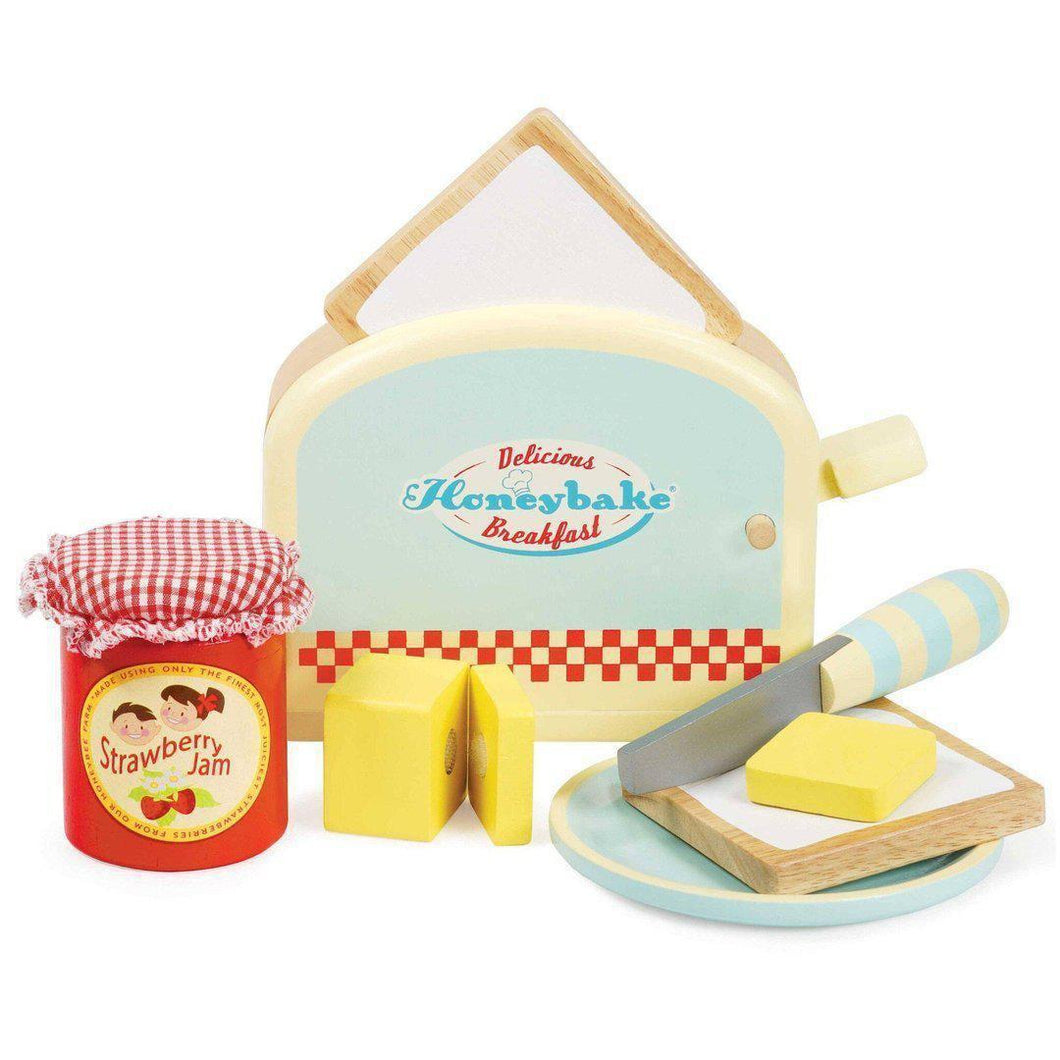 Le Toy Van Honeybake Collection - Toaster Breakfast Set - Q's Collection