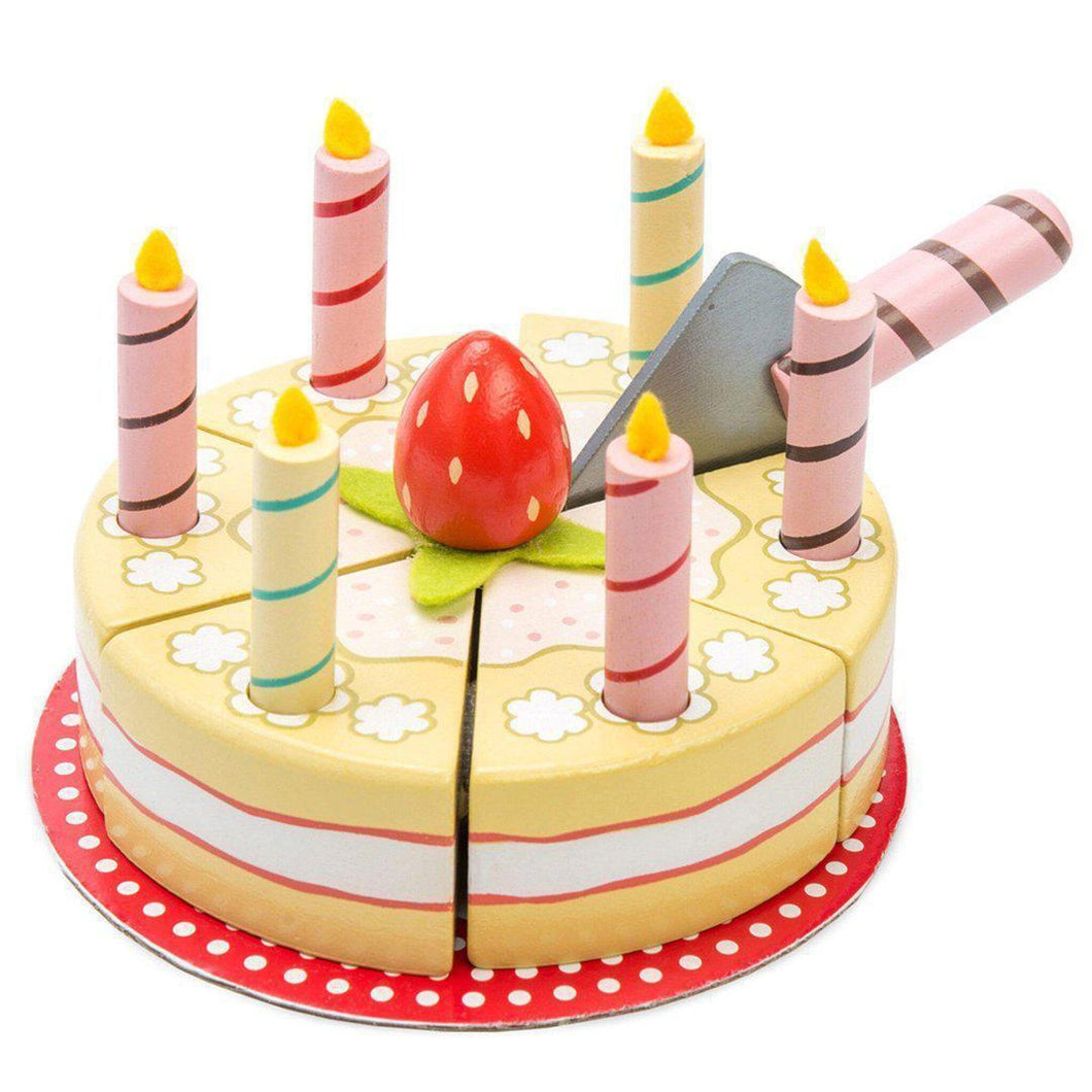 Le Toy Van Honeybake Collection - Vanilla Birthday Cake - Q's Collection